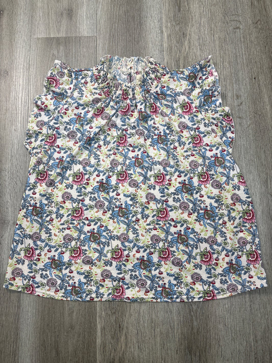 Blouse Sleeveless By Melloday In Paisley Print, Size: M