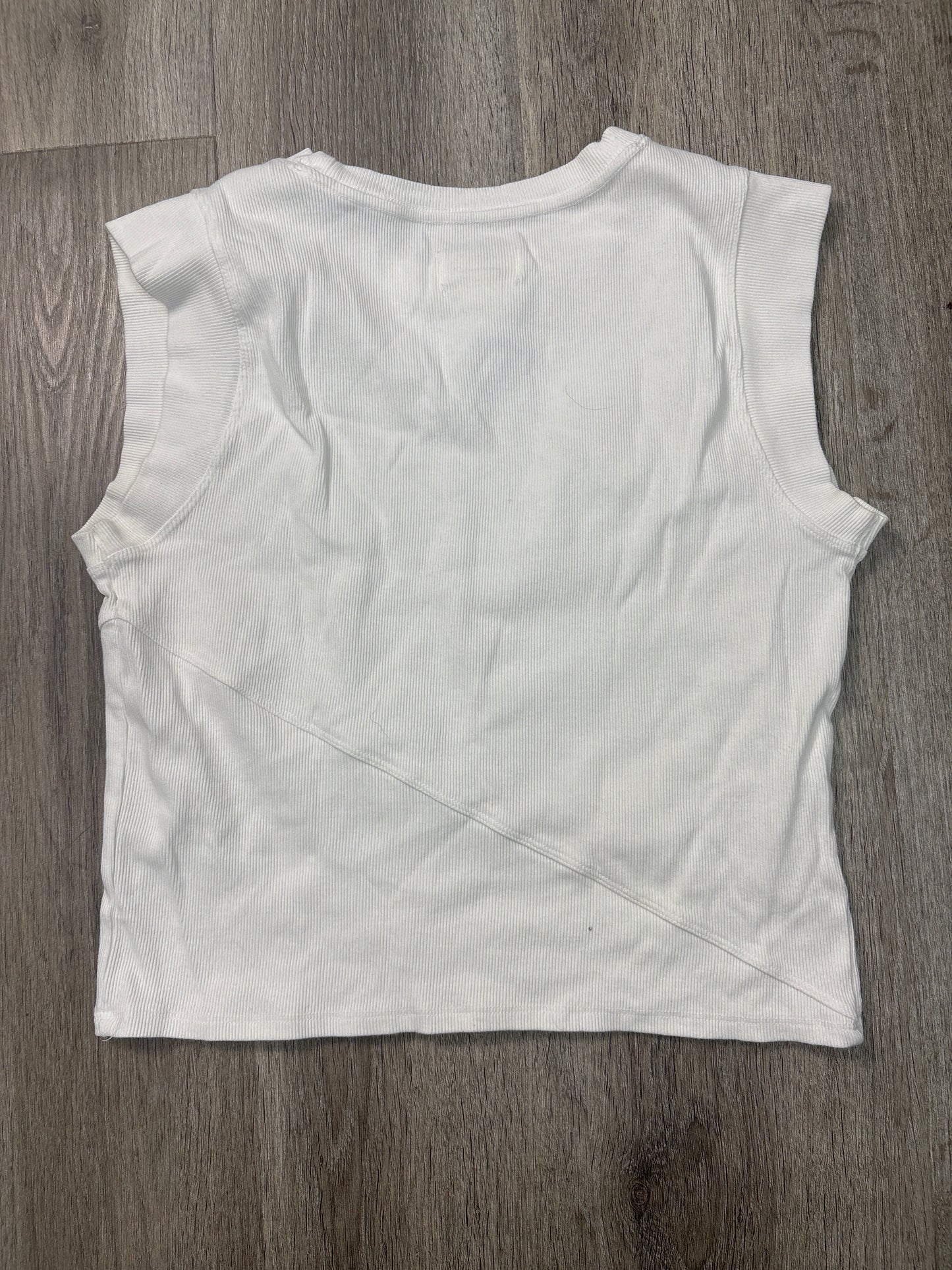 Top Sleeveless By Maeve In White, Size: L