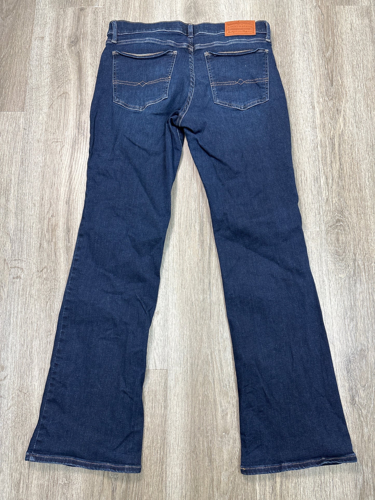 Jeans Boot Cut By Lucky Brand In Blue Denim, Size: 10