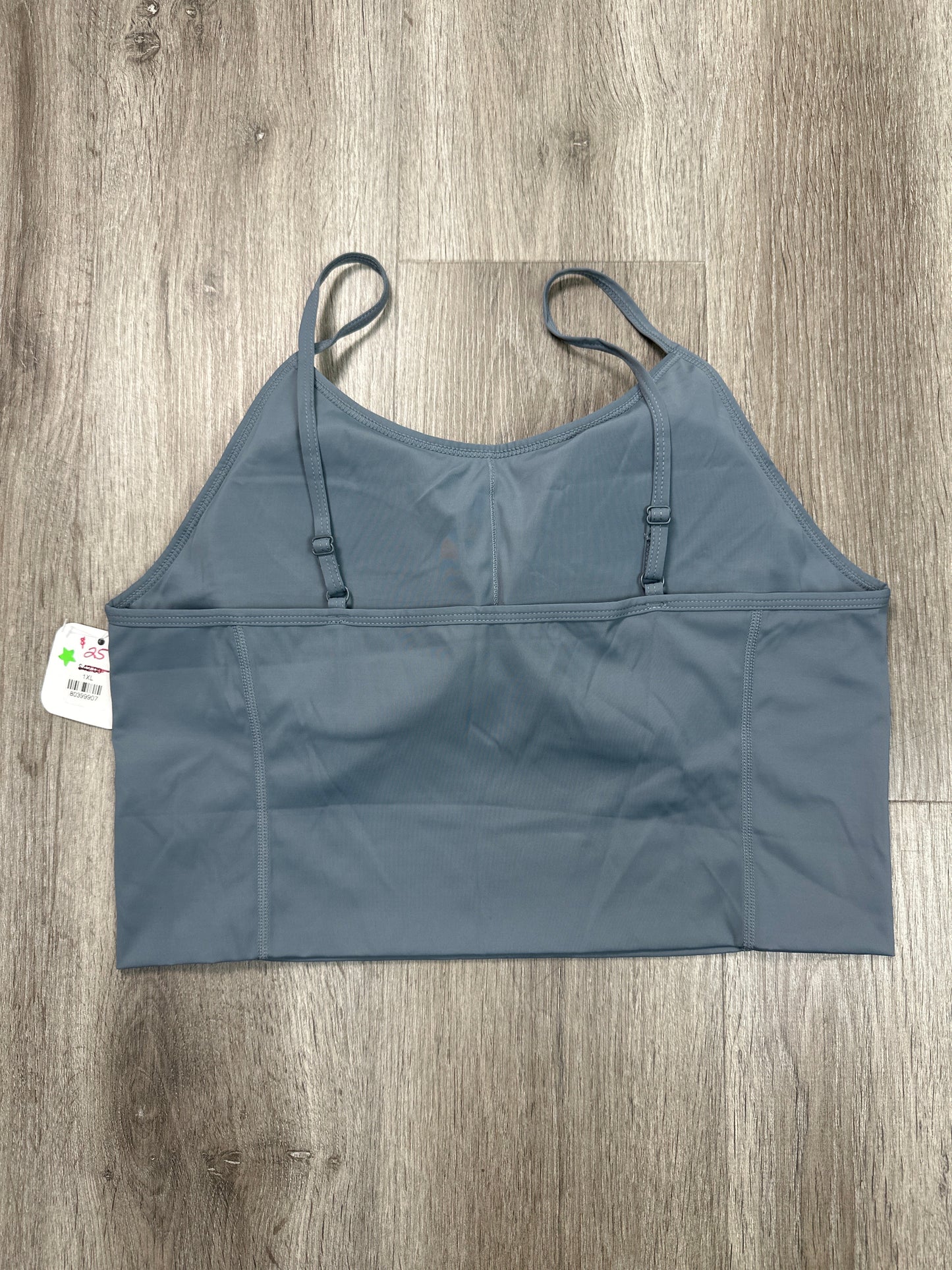 Athletic Bra By Mono B In Grey, Size: 1x