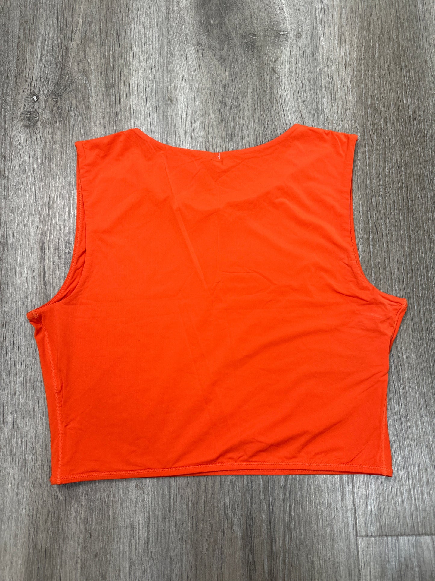 Athletic Bra By Mono B In Orange, Size: L