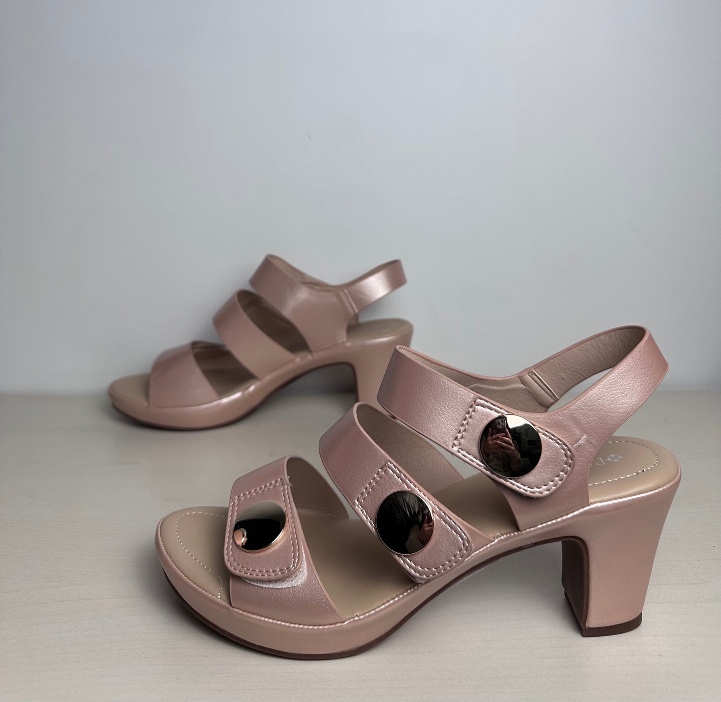 Sandals Heels Block By PATRIZIA In Pink, Size: 11