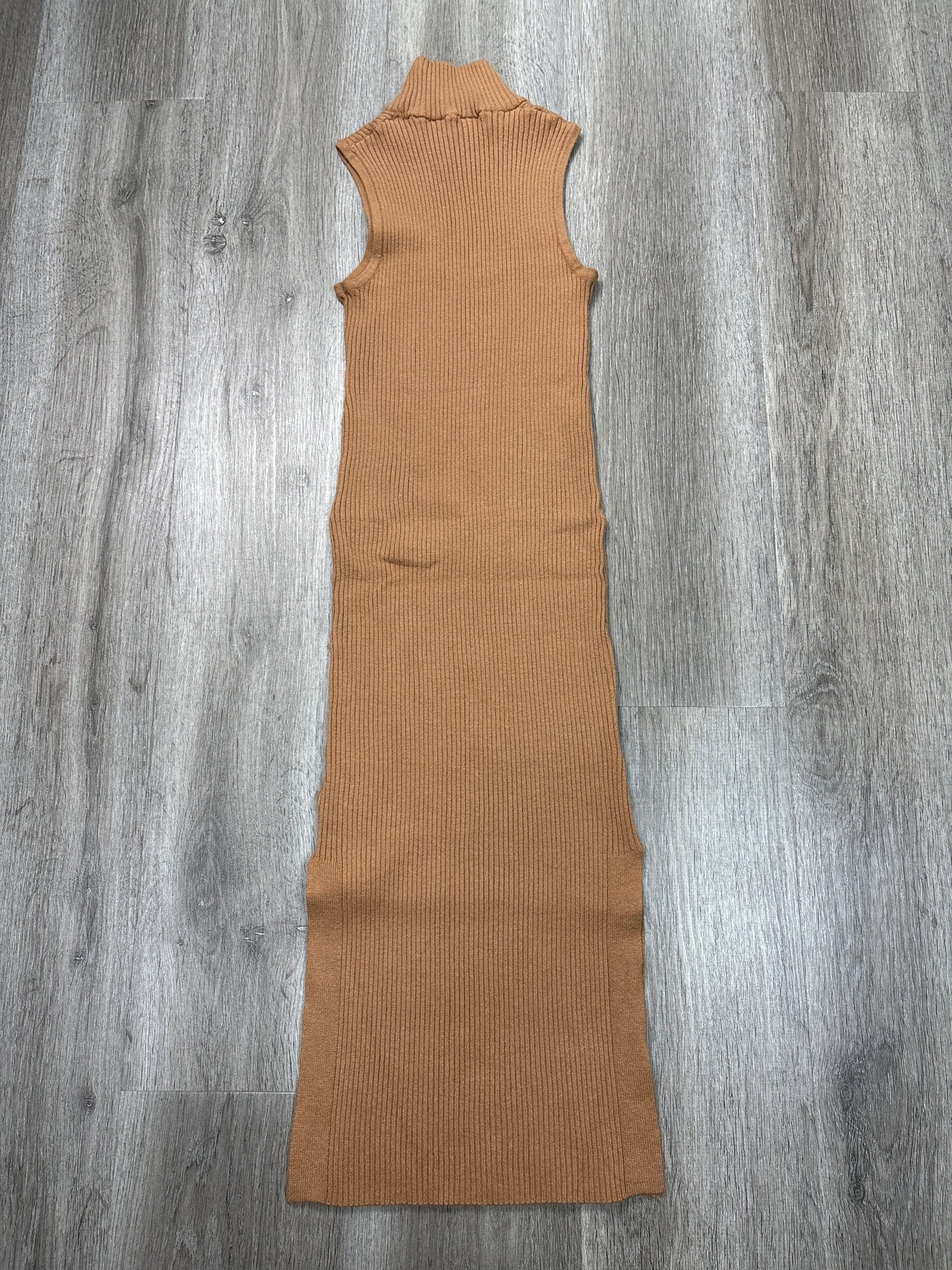 Dress Casual Maxi By Magaschoni In Brown, Size: Xs