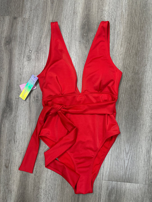 Swimsuit By Revamped In Red, Size: M