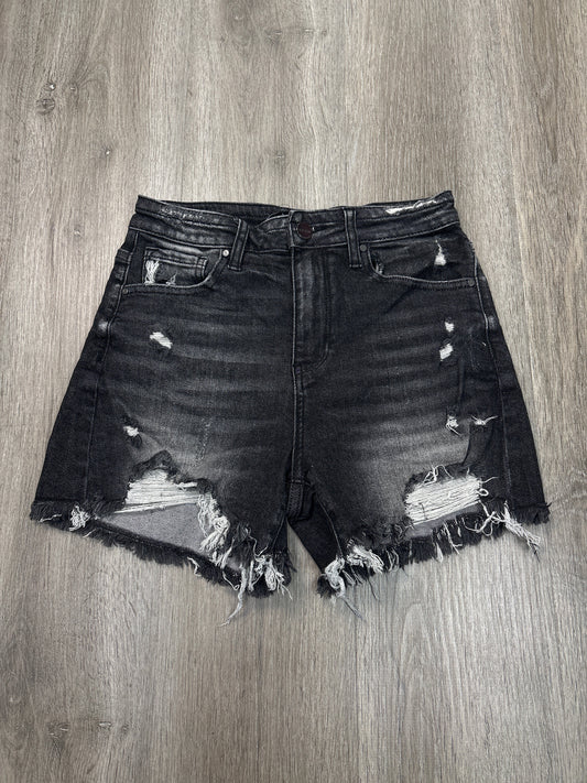 Shorts By Risen In Black Denim, Size: S