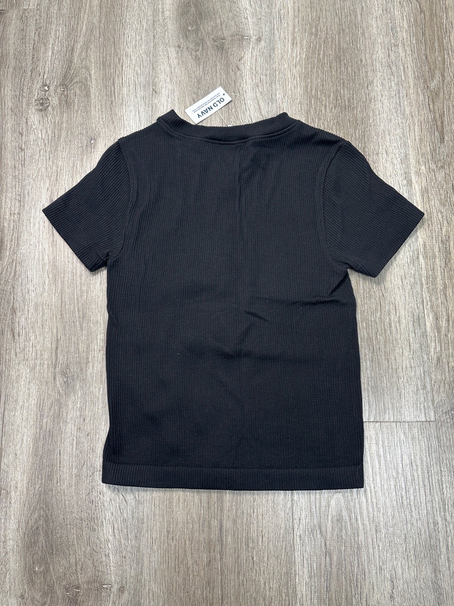 Top Short Sleeve Basic By Old Navy In Black, Size: M