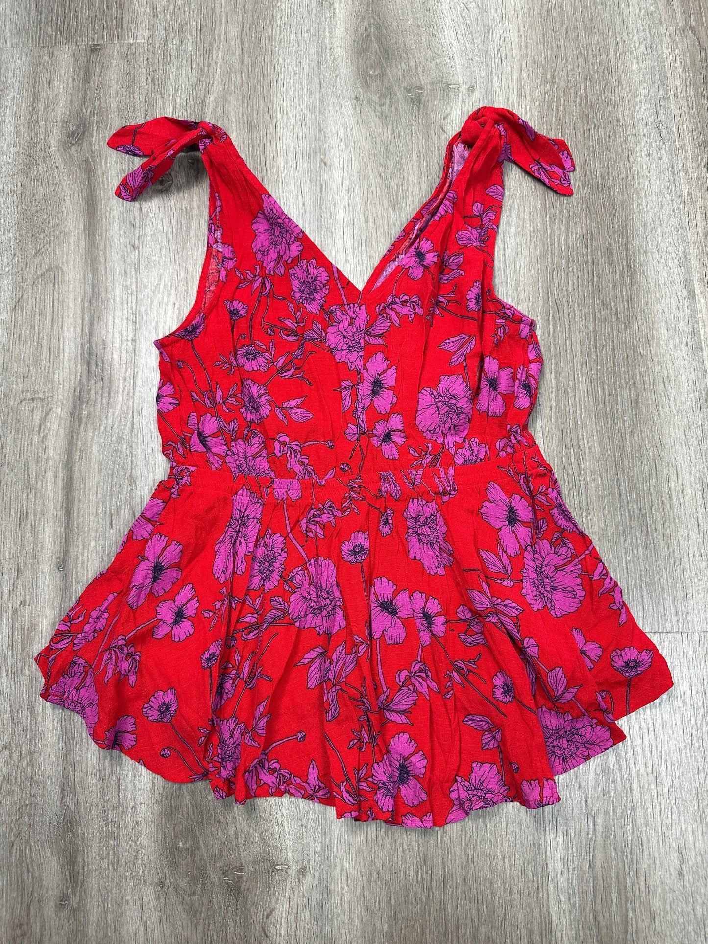 Top Sleeveless By Band Of Gypsies In Red, Size: S