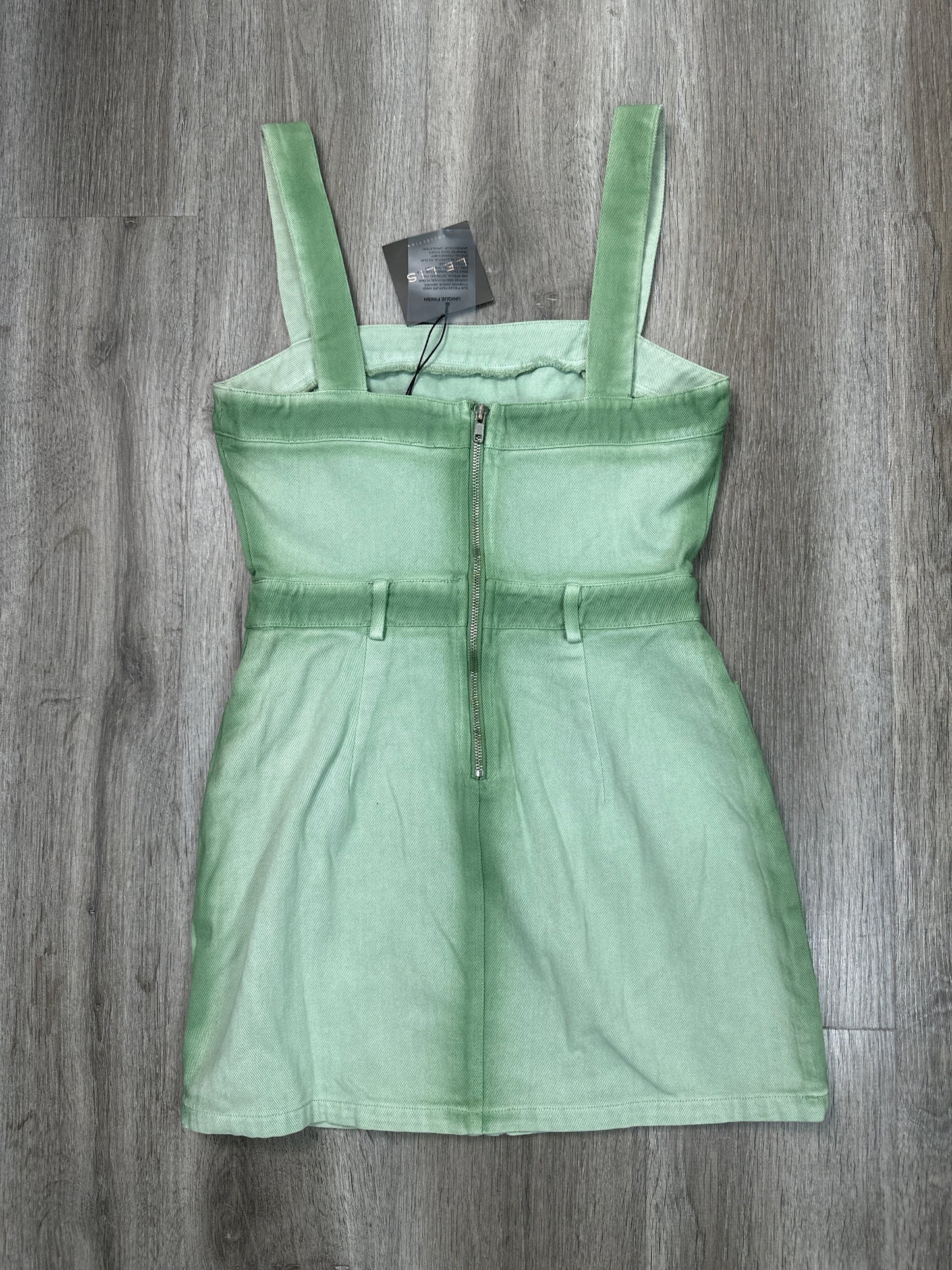 Dress Casual Short By Le Lis In Green Denim, Size: S