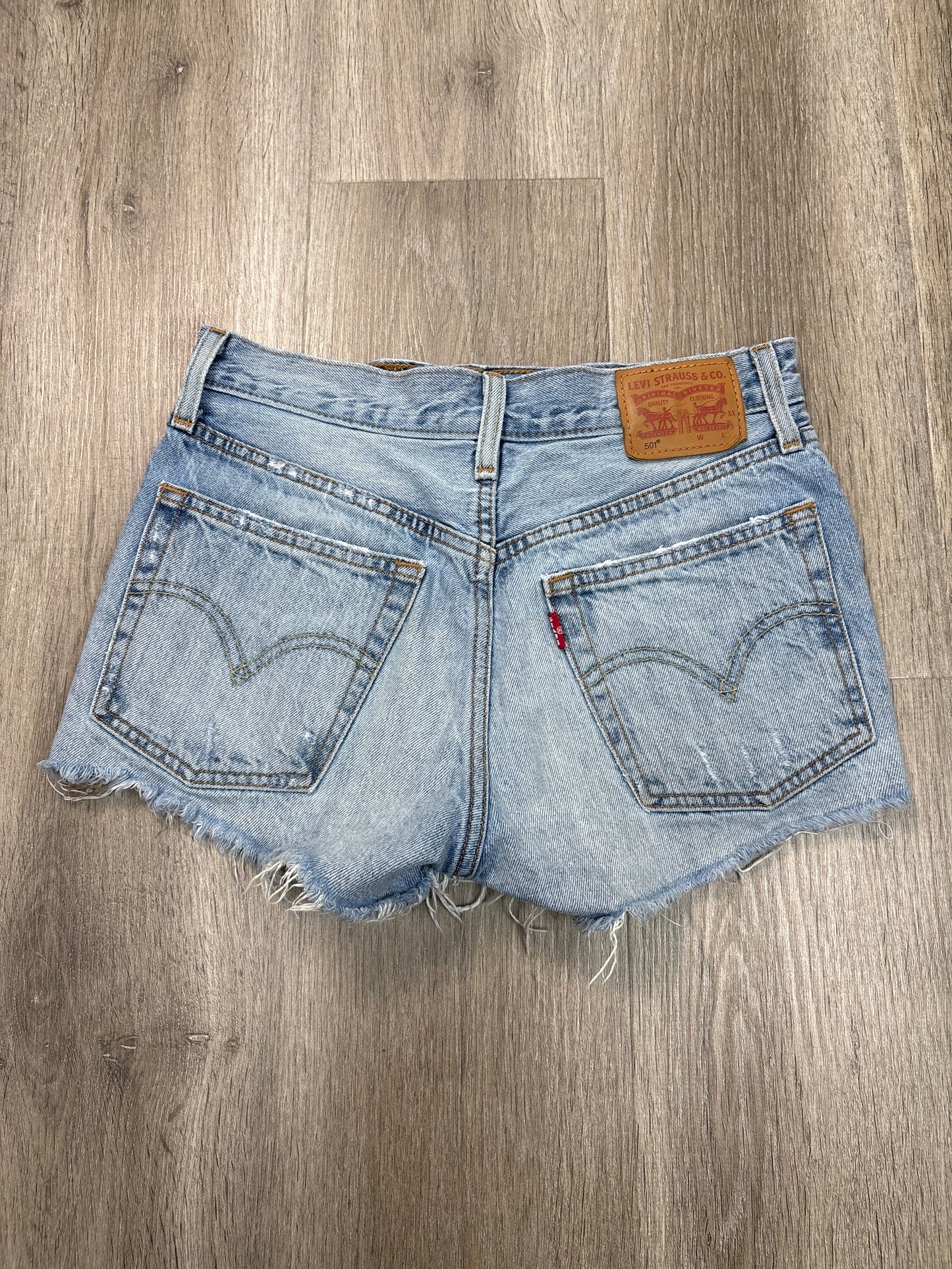 Shorts By Levis In Blue Denim, Size: 0