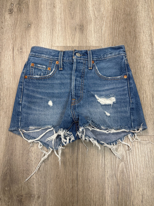 Shorts By Levis In Blue Denim, Size: 0