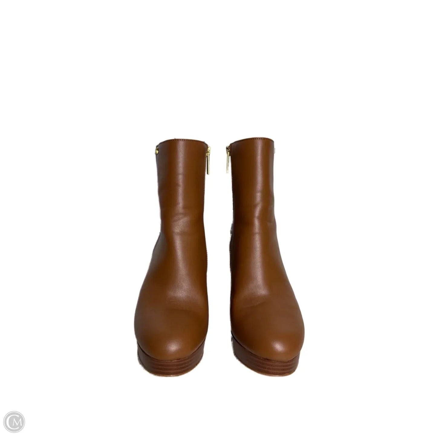 Boots Ankle Heels By Michael By Michael Kors In Brown, Size: 7