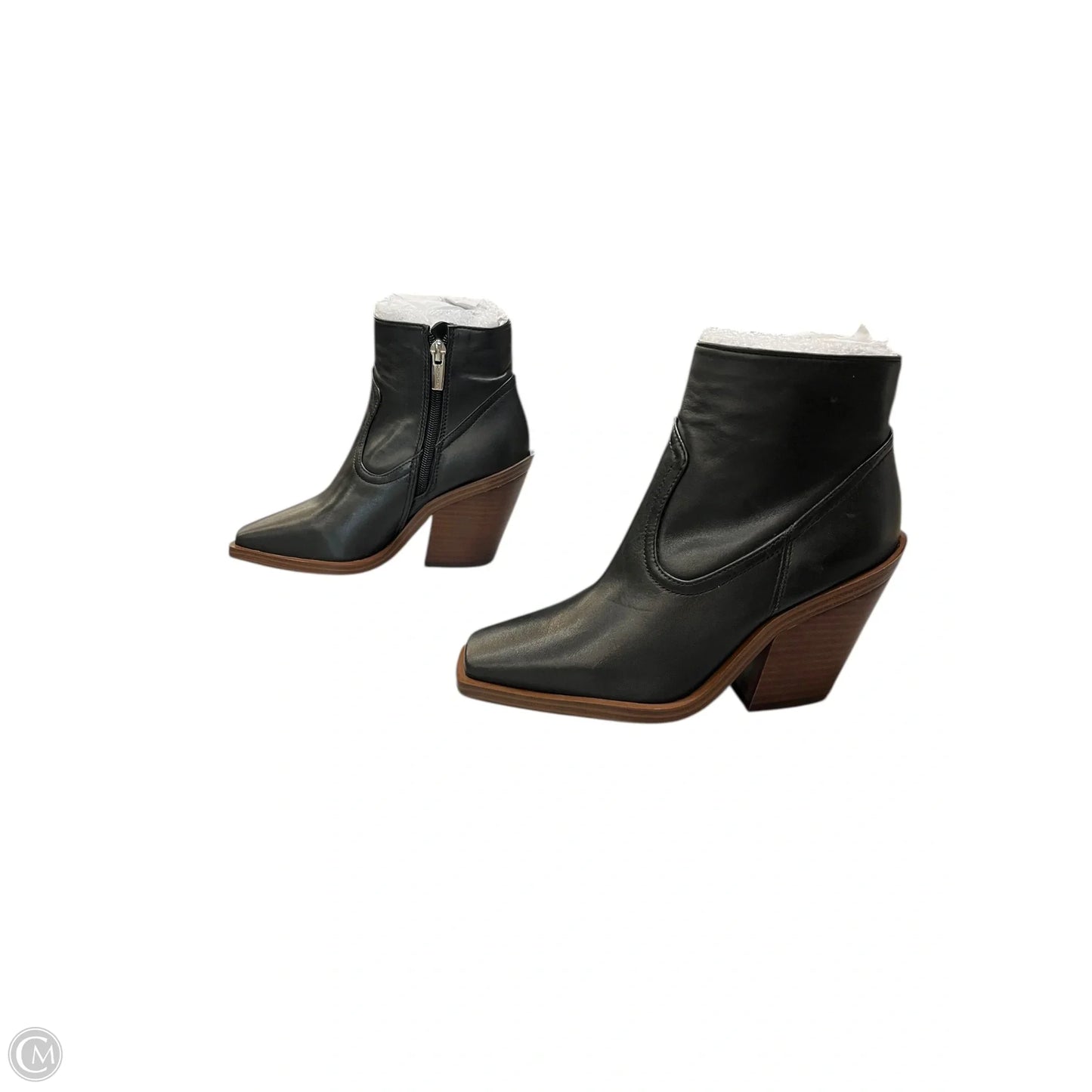 Boots Ankle Heels By Vince Camuto In Black, Size: 5