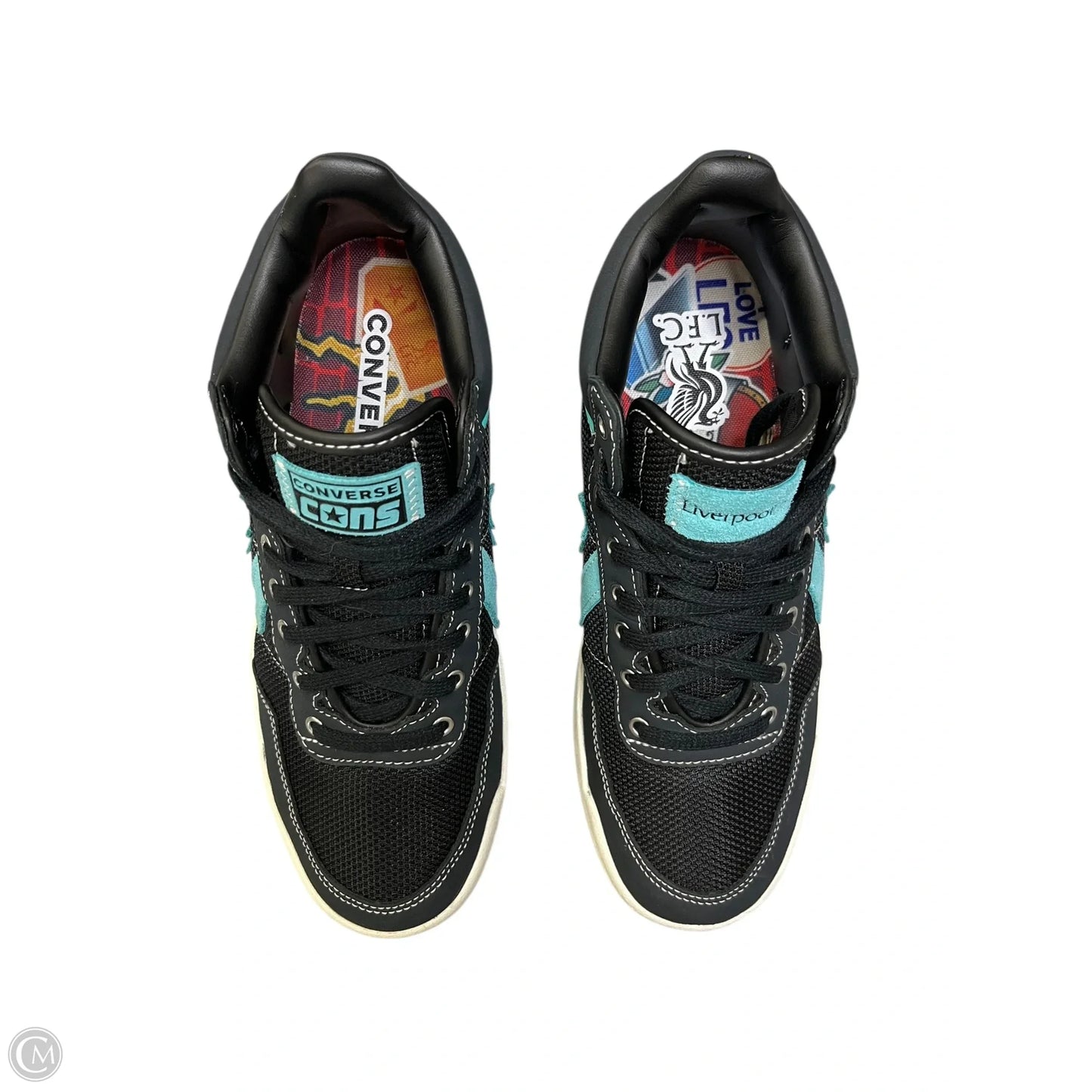 Shoes Sneakers By Converse In Black & Blue, Size: 10.5