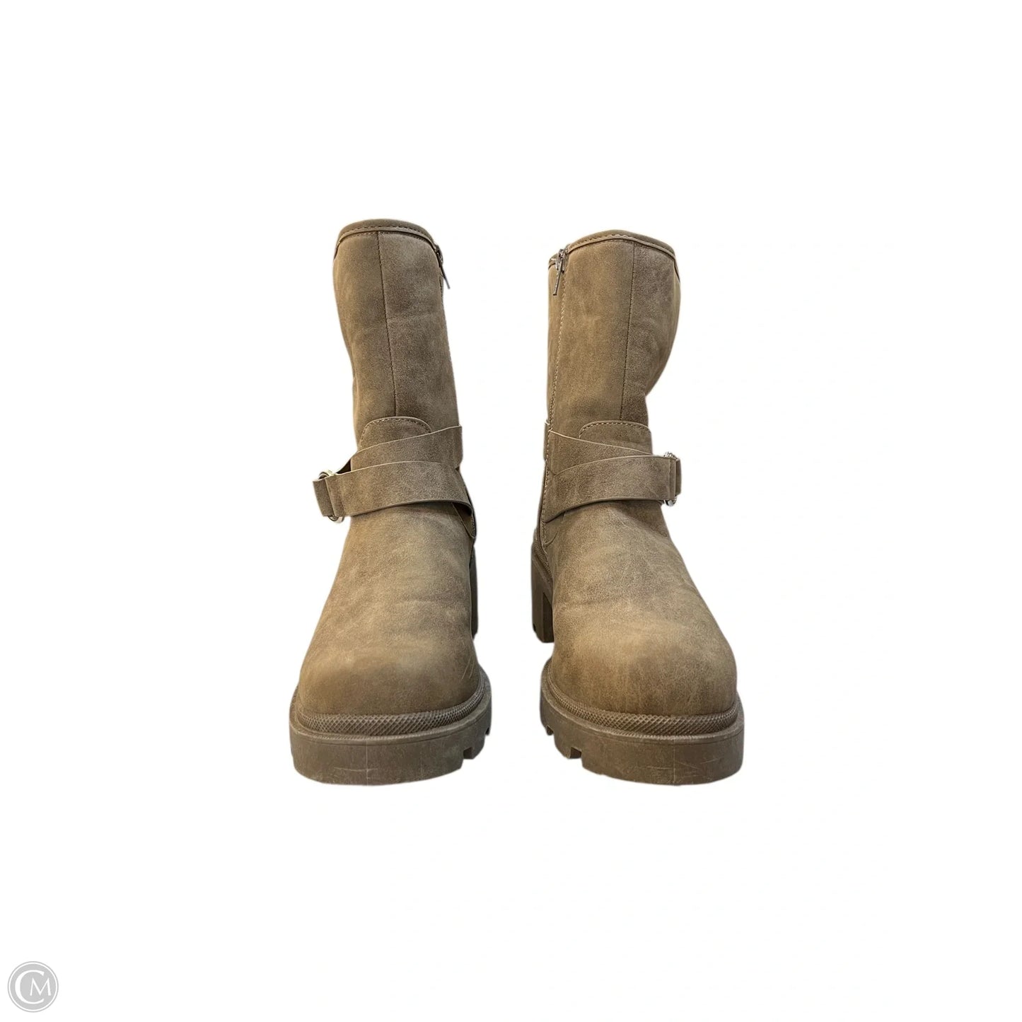 Boots Ankle Heels By Dolce Vita In Tan, Size: 9.5