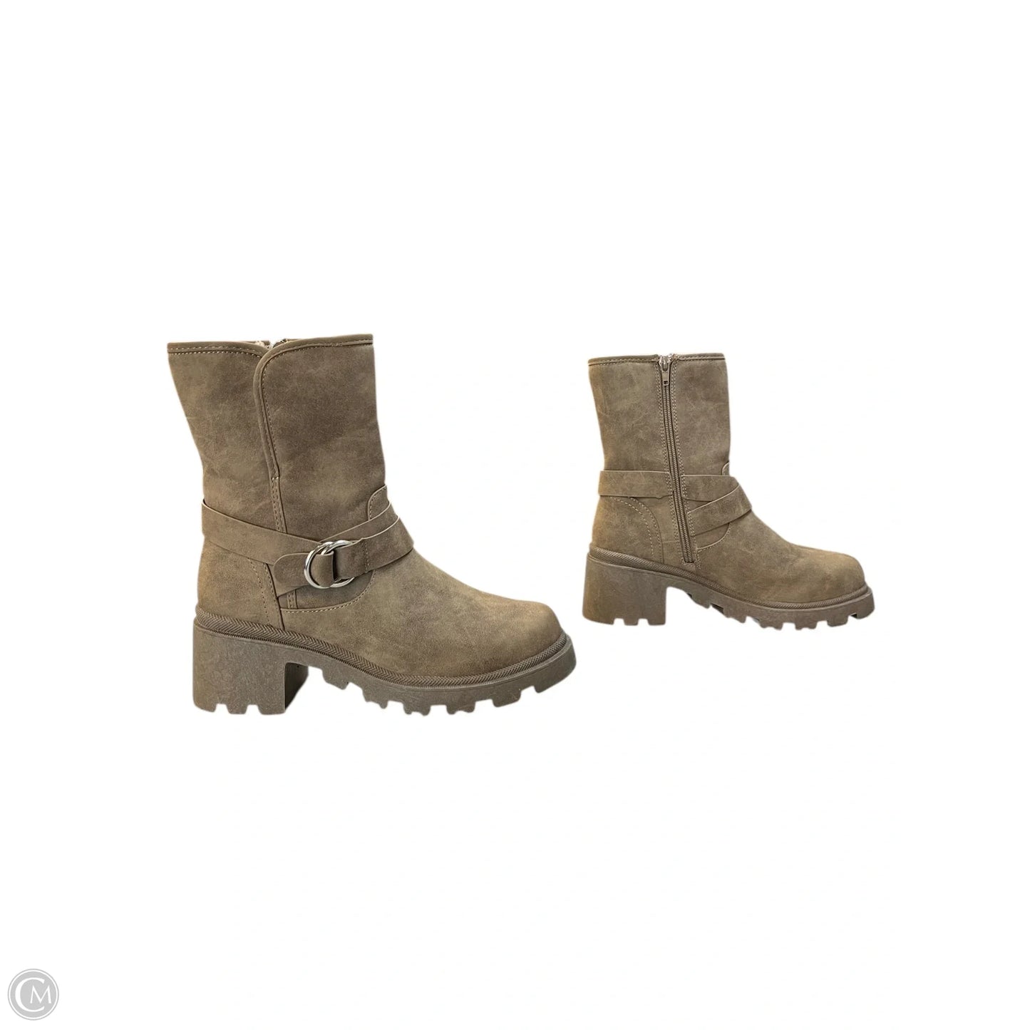 Boots Ankle Heels By Dolce Vita In Tan, Size: 9.5