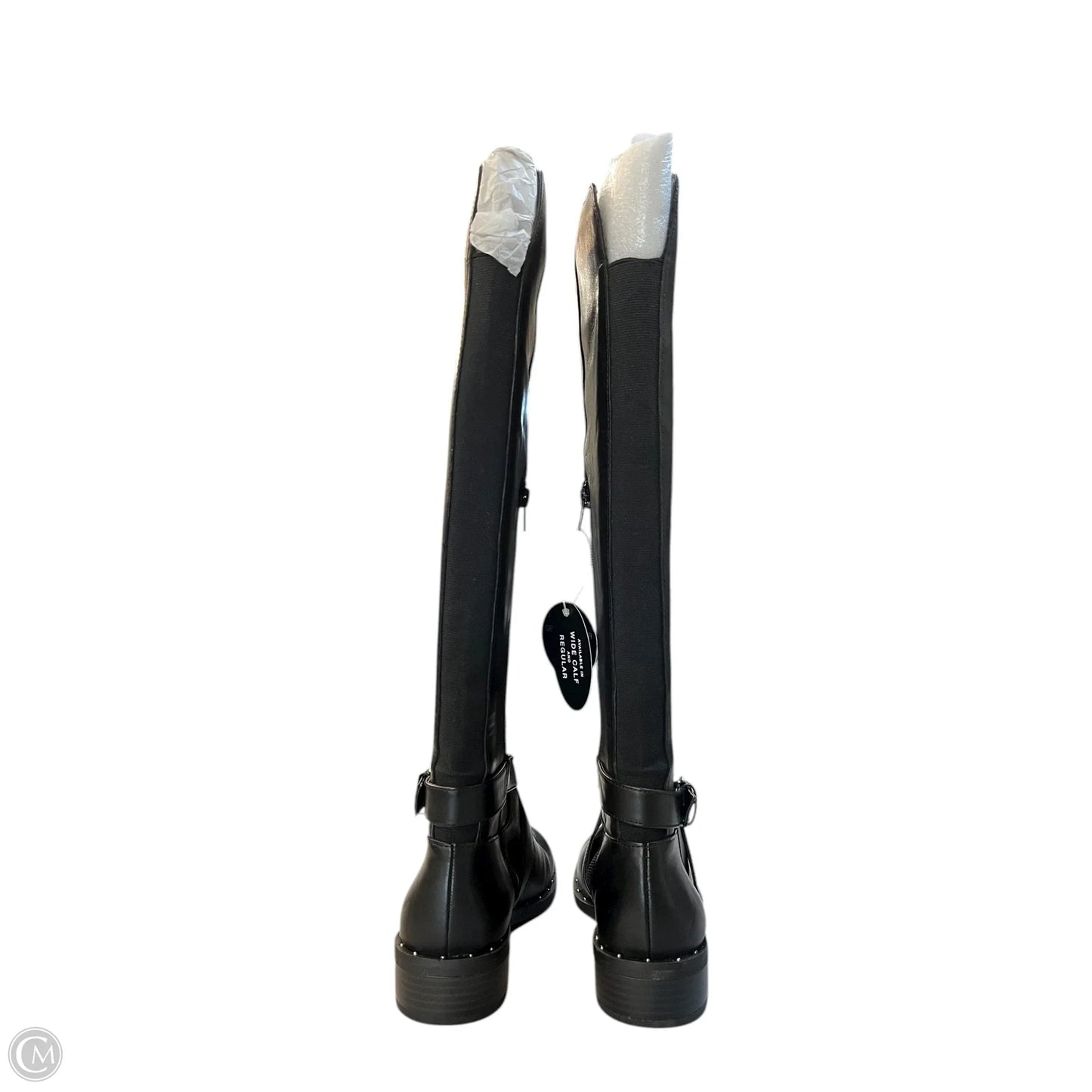 Boots Knee Flats By Inc In Black, Size: 6.5