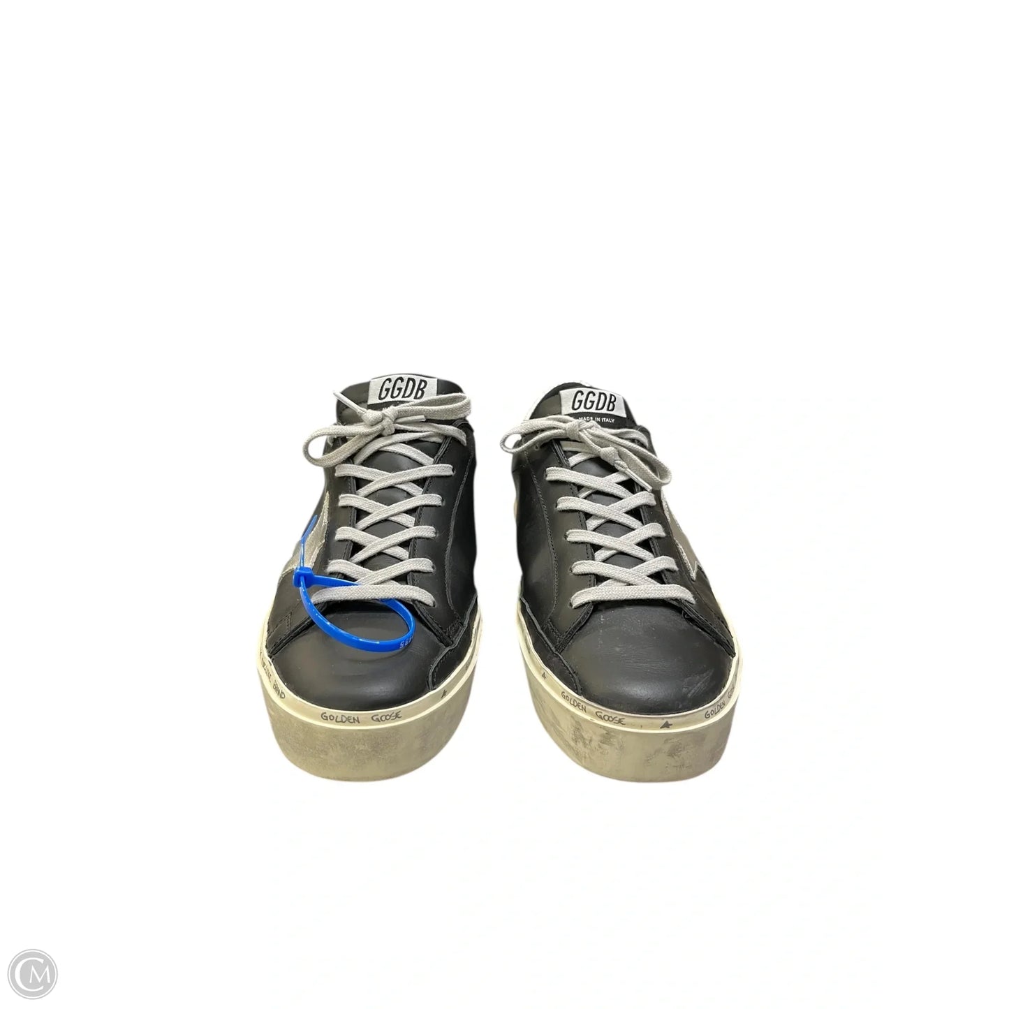 Shoes Luxury Designer By Golden Goose In Black, Size: 10