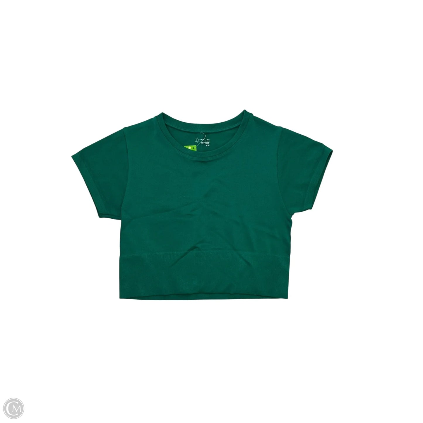 Athletic Top Short Sleeve By Offline In Green, Size: M