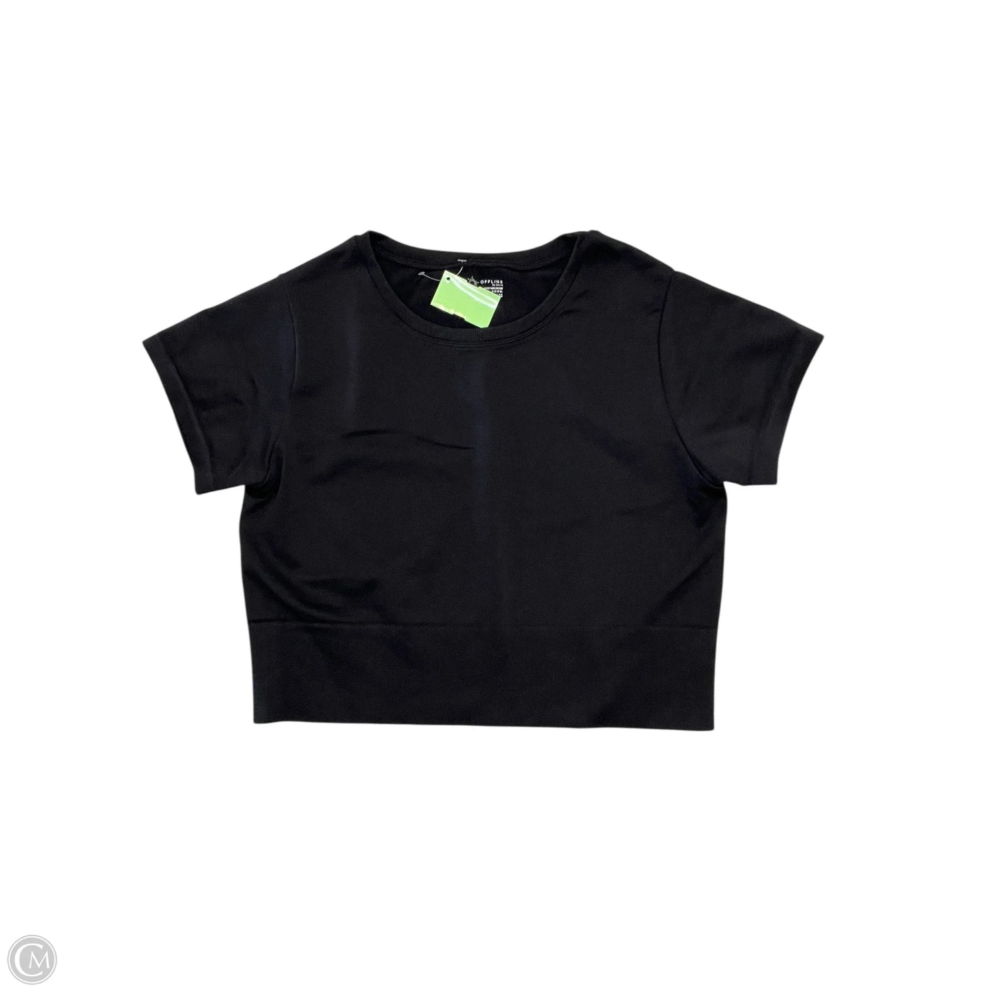 Athletic Top Short Sleeve By Offline By Aerie In Black, Size: Xl