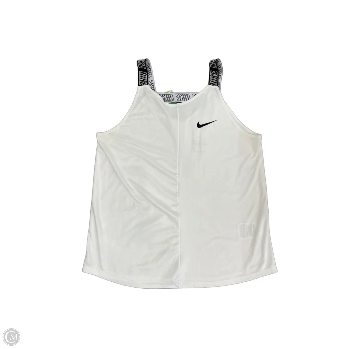 Athletic Tank Top By Nike Apparel In White, Size: L