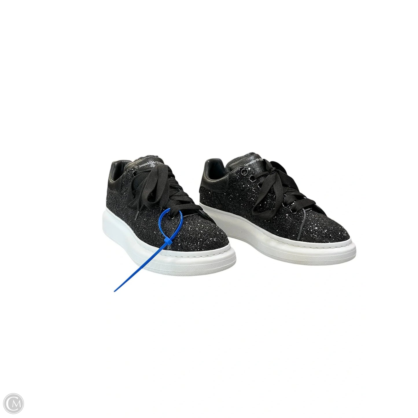 Shoes Luxury Designer By Alexander Mcqueen In Black, Size: 8