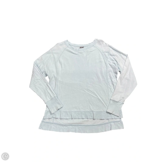 Athletic Top Long Sleeve Crewneck By Sweaty Betty In Blue, Size: S
