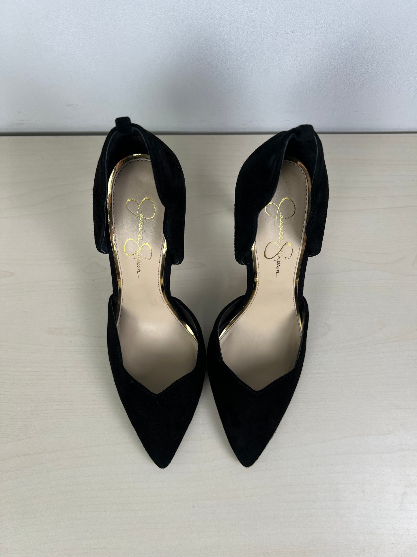 Black Shoes Heels Stiletto Jessica Simpson, Size 8.5