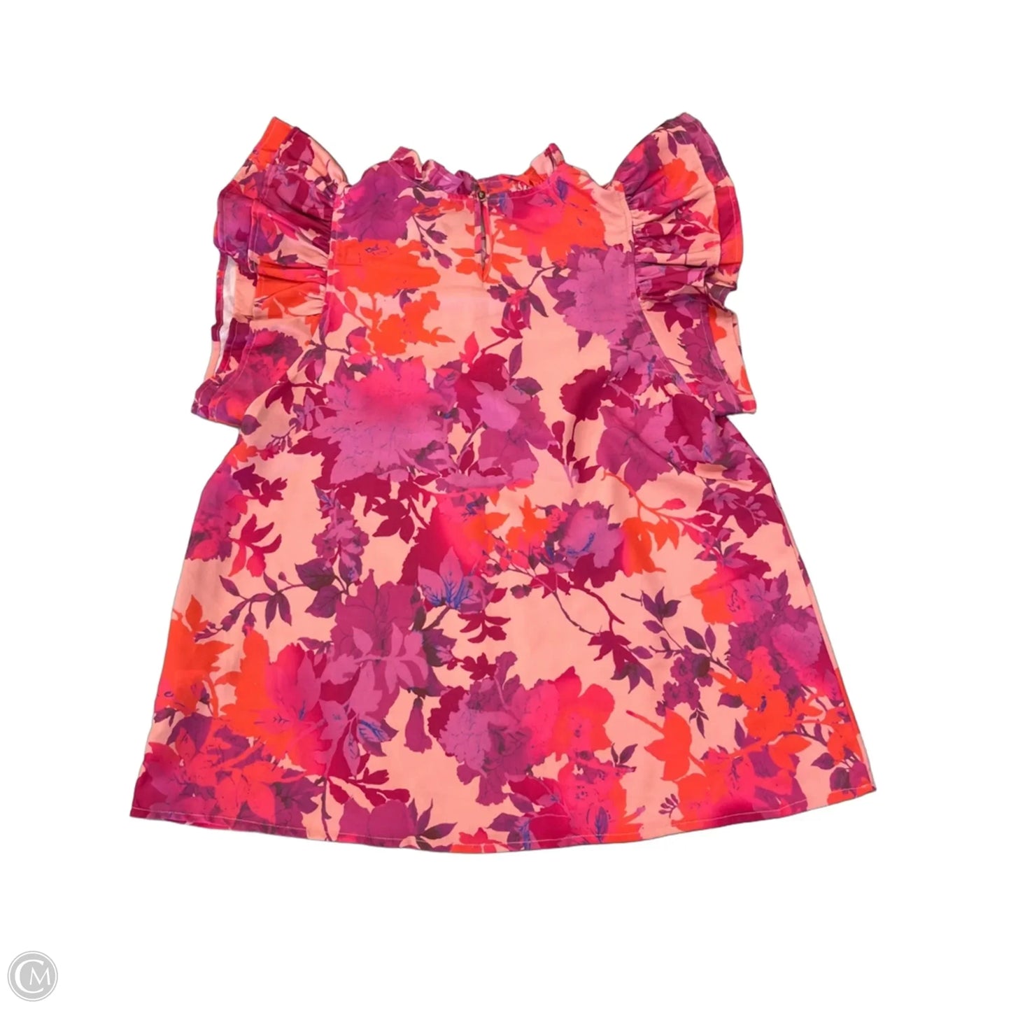 Blouse Sleeveless By Entro In Pink, Size: L