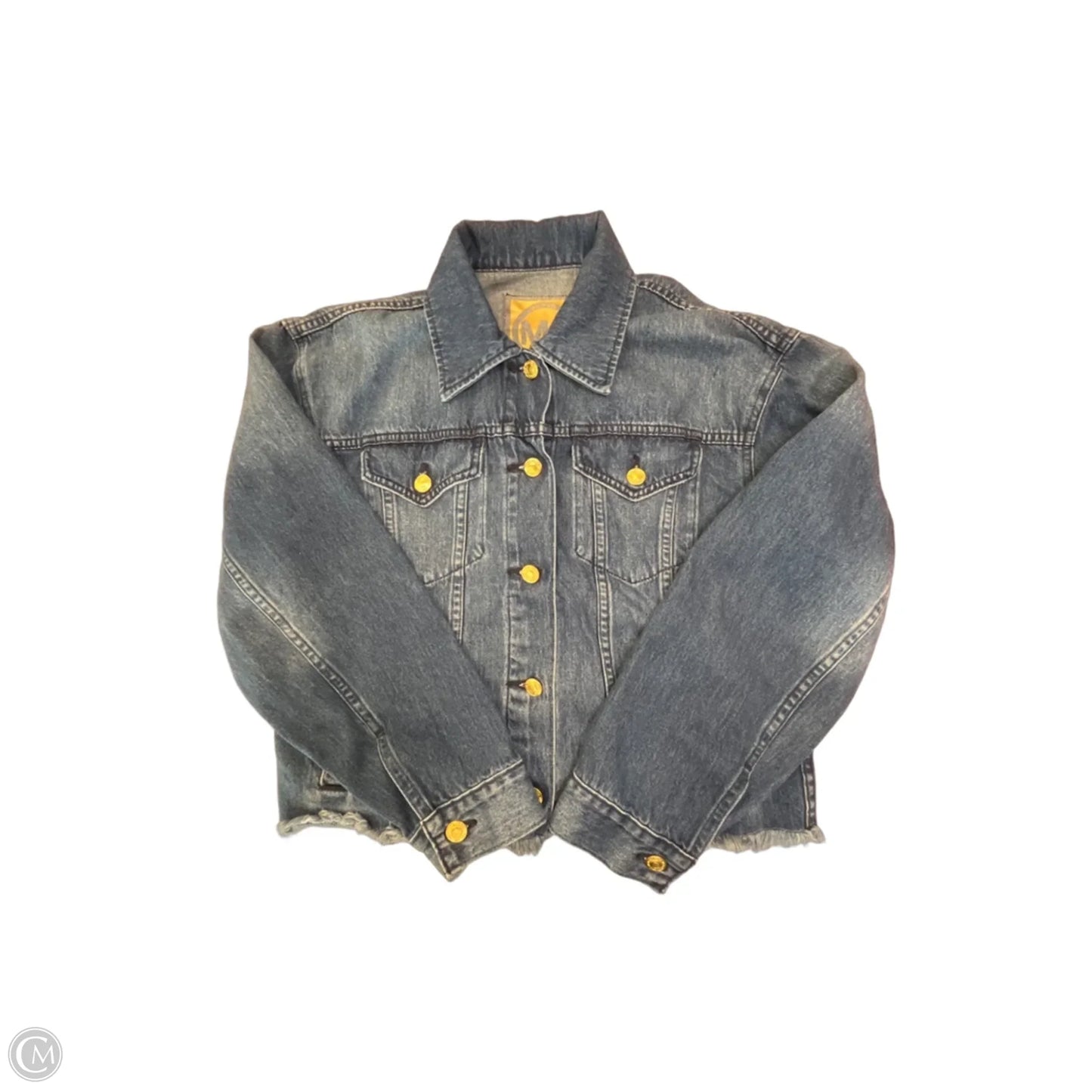 Jacket Denim By Michael By Michael Kors In Blue Denim, Size: M