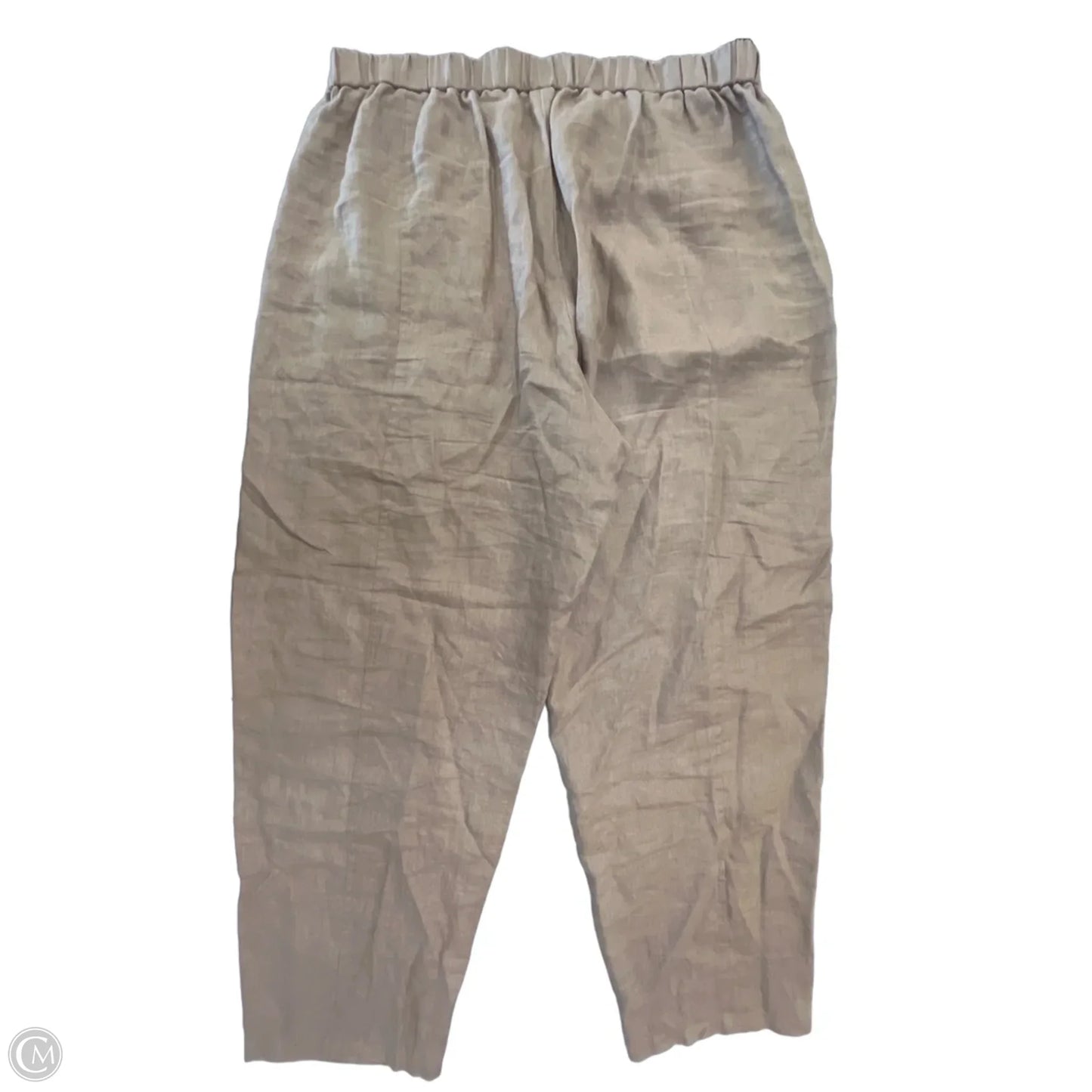 Pants Linen By Eileen Fisher In Brown, Size: L