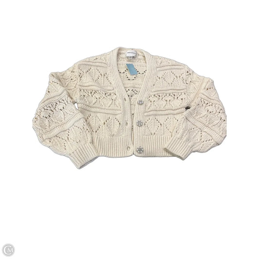 Cardigan By Industry In Cream, Size: S