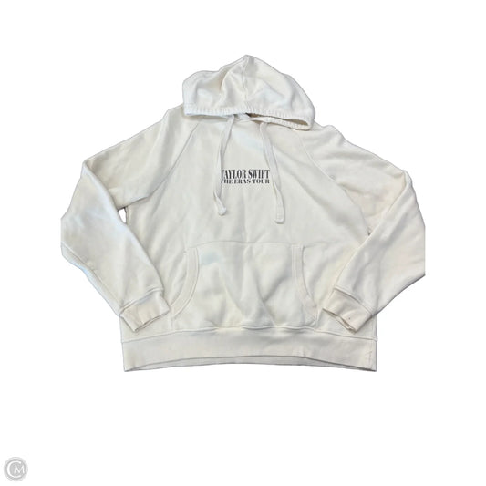 Sweatshirt Hoodie By Clothes Mentor In Cream, Size: S