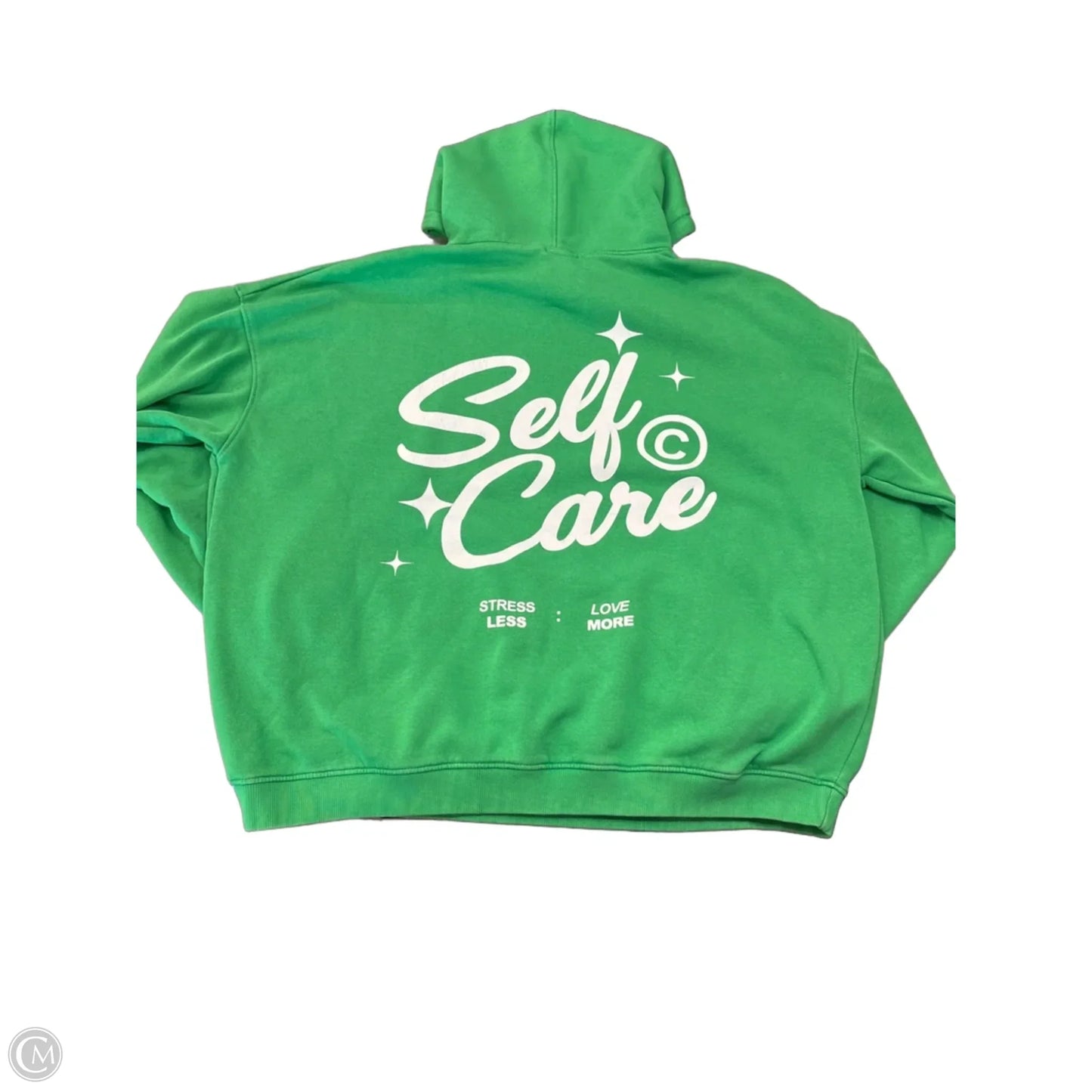 Sweatshirt Hoodie By Boohoo Boutique In Green, Size: M
