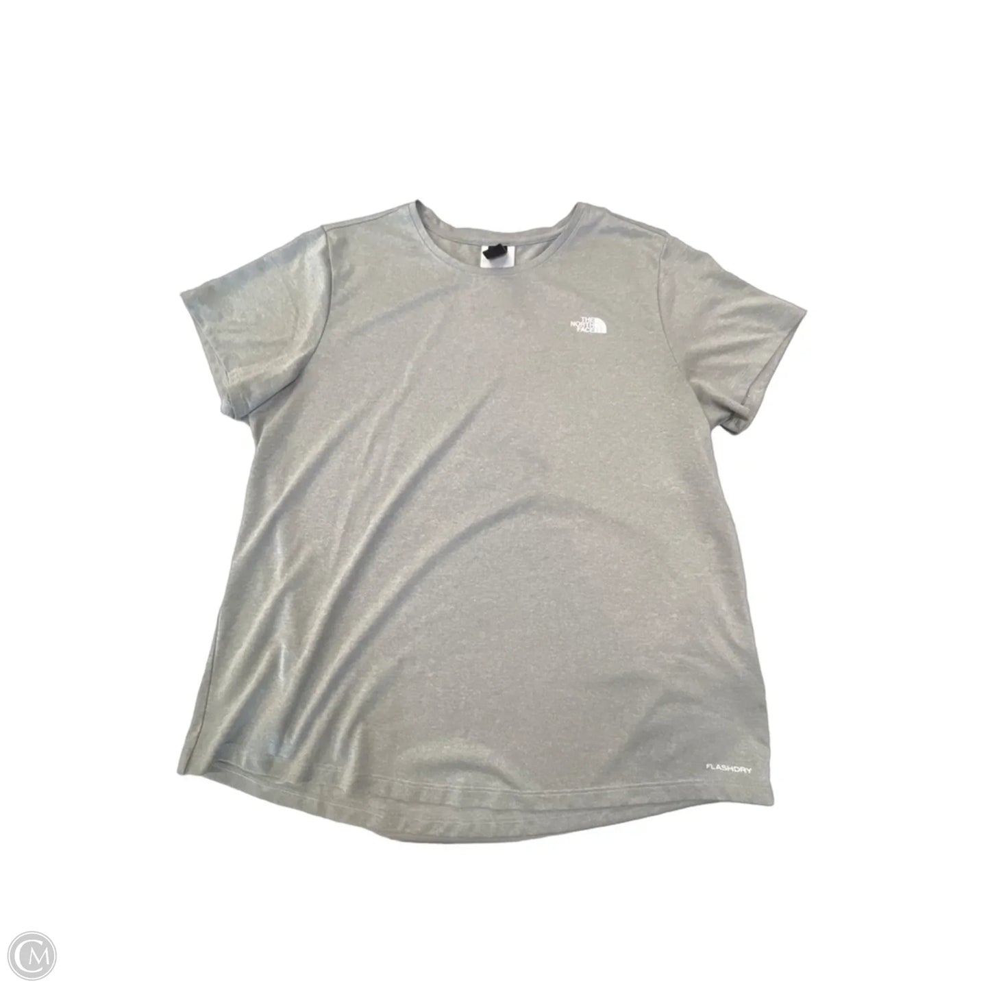 Athletic Top Short Sleeve By The North Face In Grey, Size: Xl