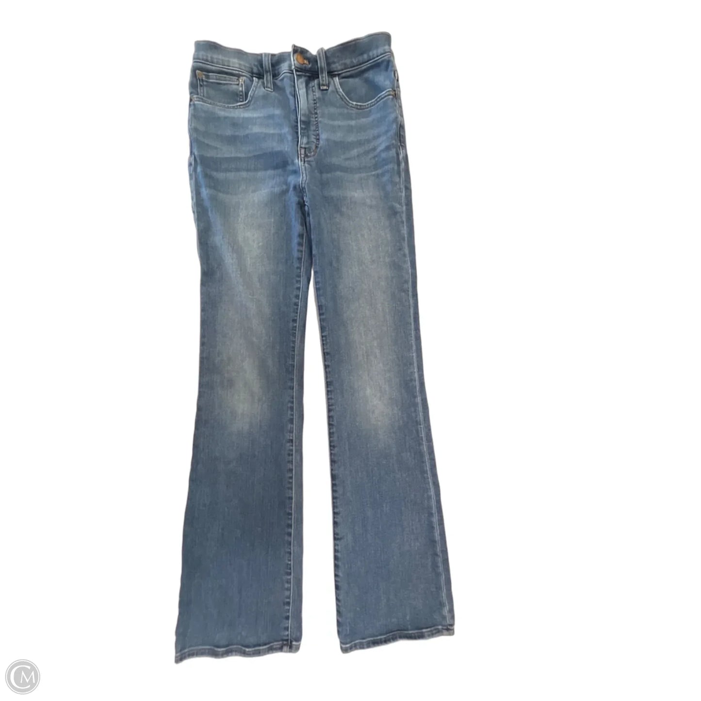Jeans Flared By Madewell In Blue Denim, Size: 6