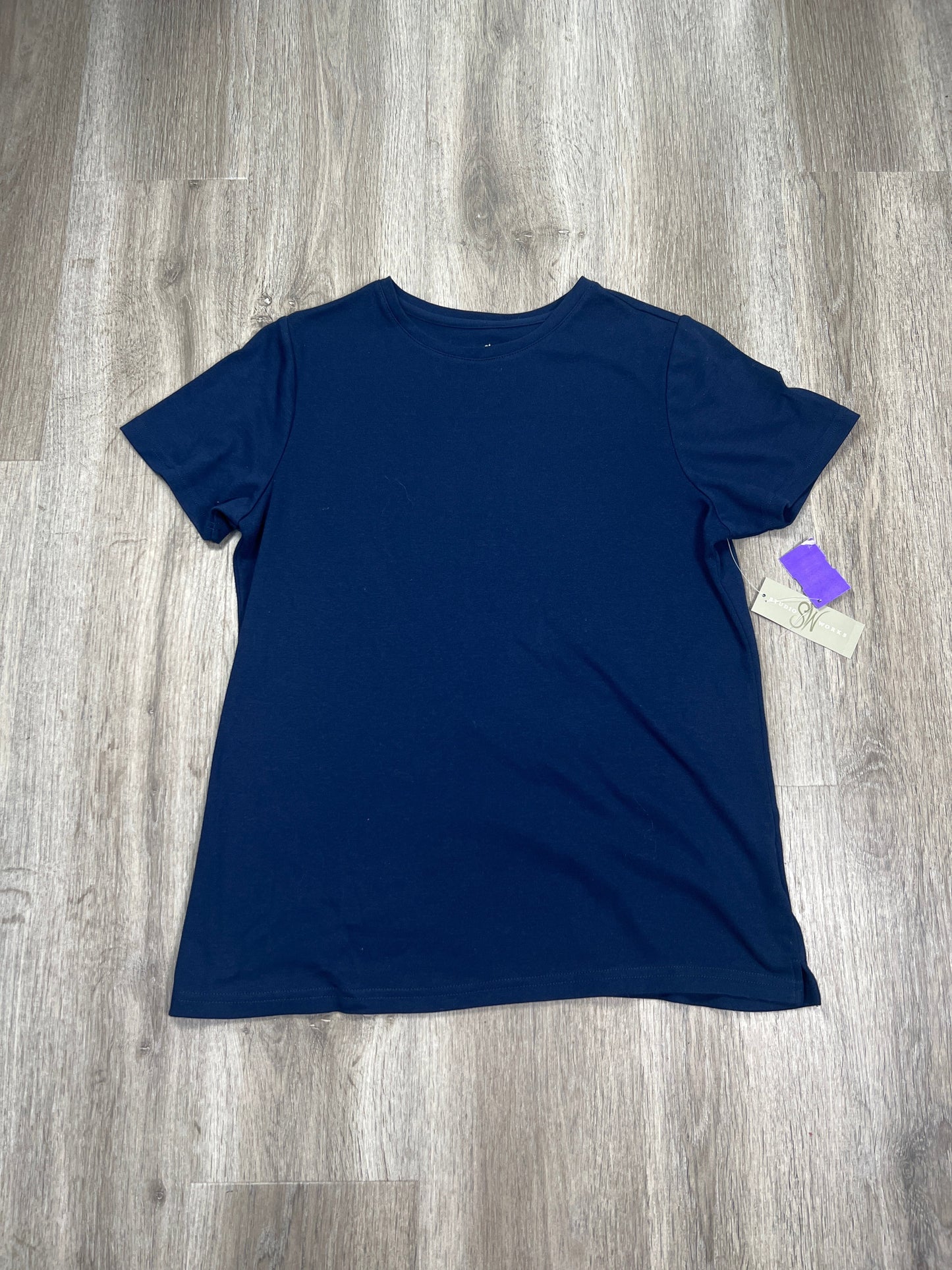 Navy Top Short Sleeve Basic Studio Works, Size M