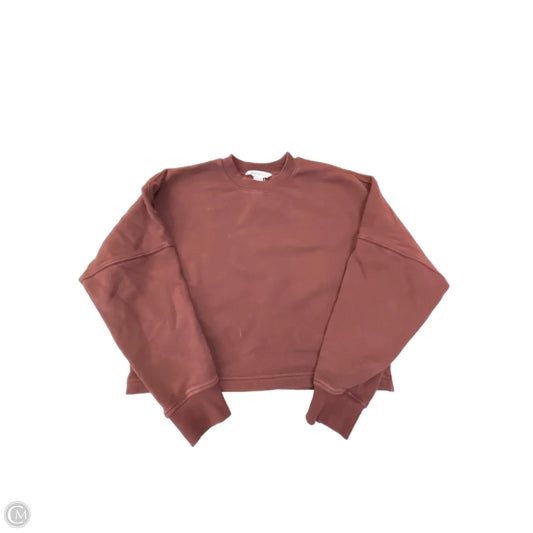 Athletic Sweatshirt Crewneck By Athleta In Maroon, Size: Xs