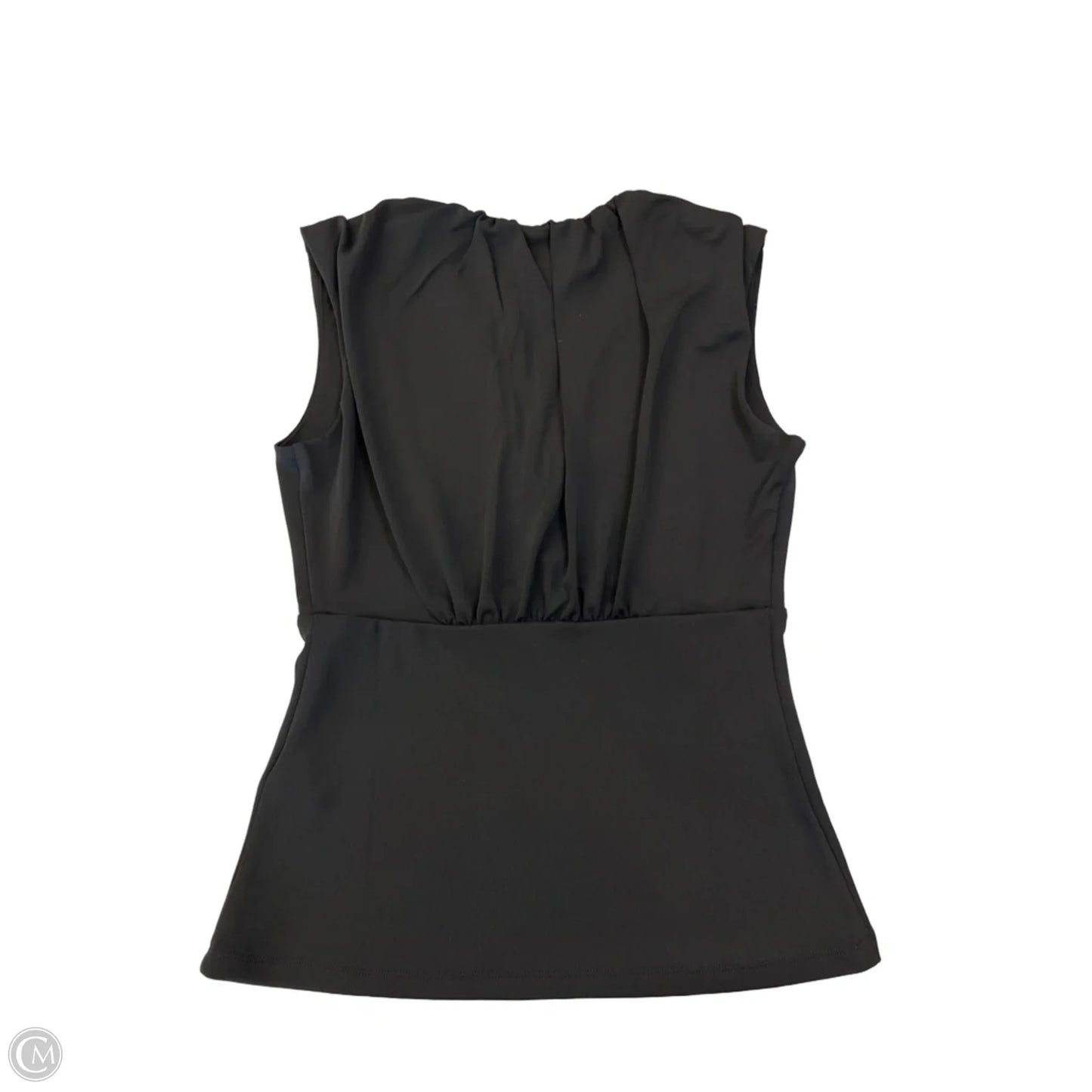 Blouse Sleeveless By Banana Republic In Black, Size: Xs