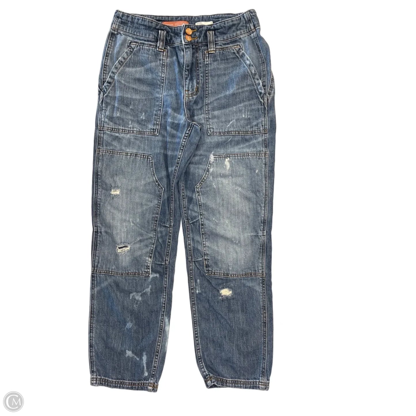 Jeans Wide Leg By Pilcro In Blue Denim, Size: 6