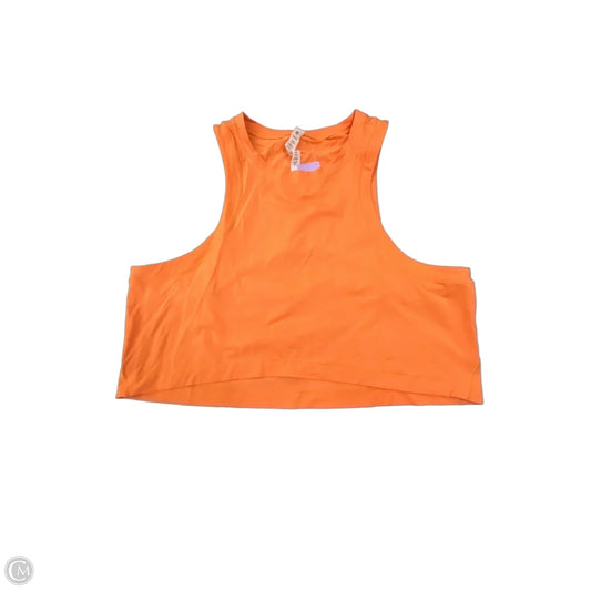 Athletic Tank Top By Lululemon In Orange, Size: M