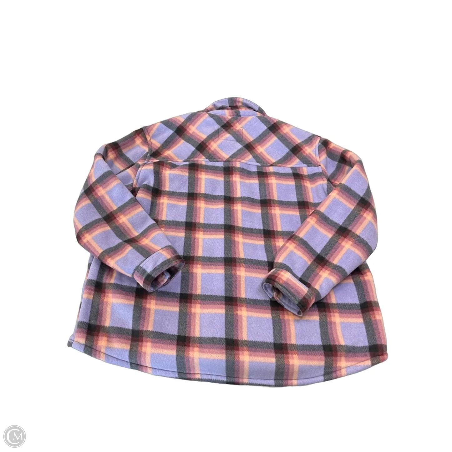 Jacket Shirt By Sage In Purple, Size: Xl