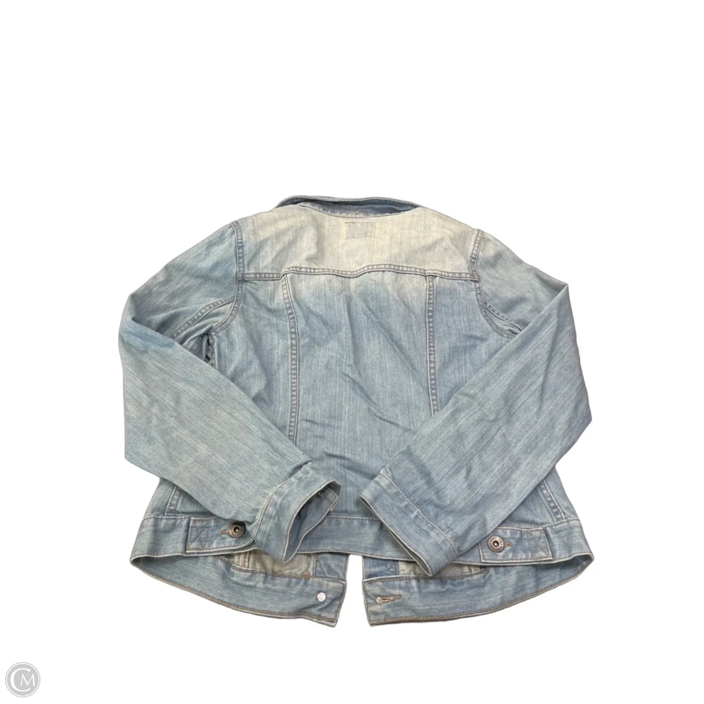Jacket Denim By Ruff Hewn In Blue Denim, Size: S