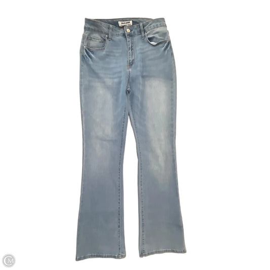 Jeans Flared By Wax Jean In Blue Denim, Size: 10