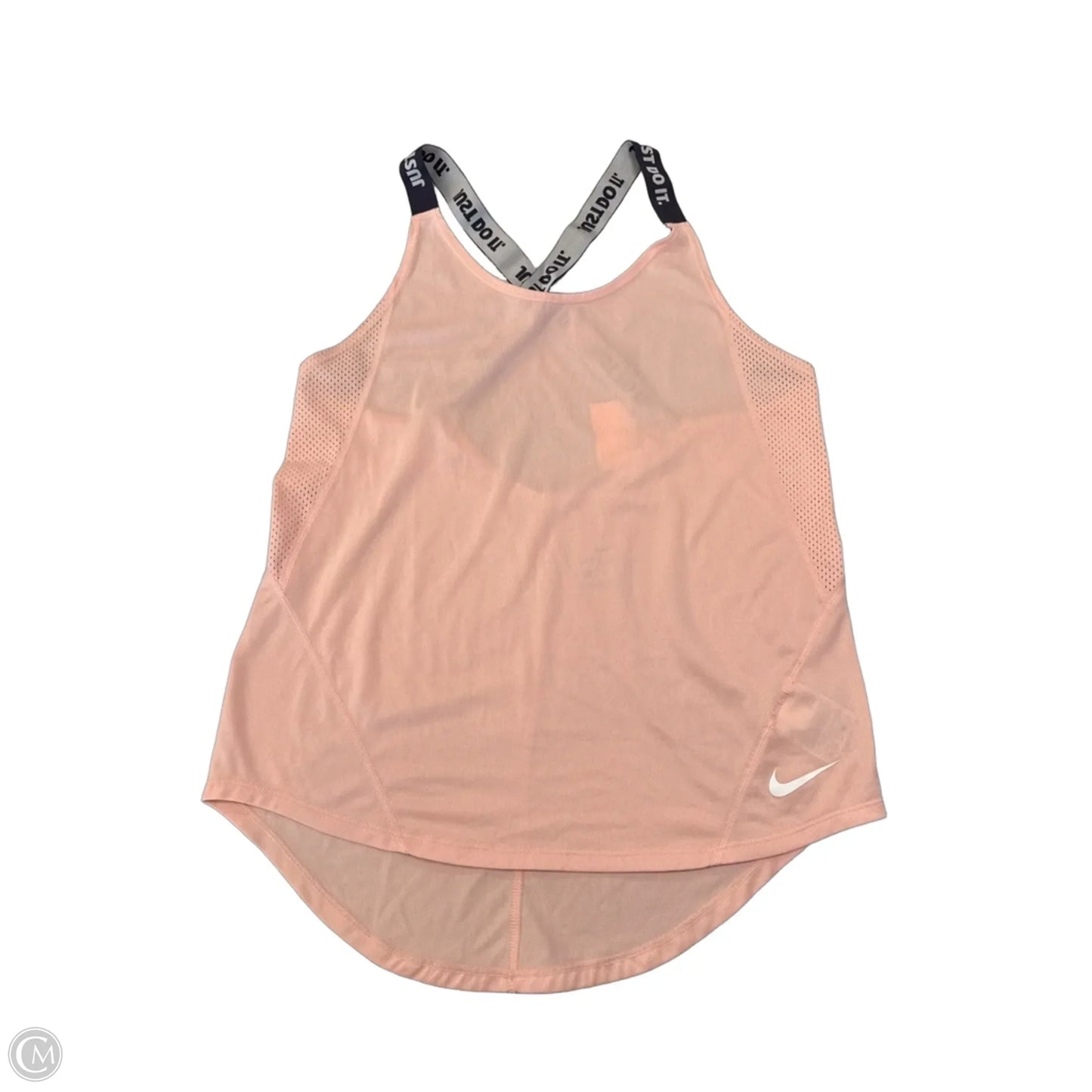 Athletic Tank Top By Nike Apparel In Peach, Size: S
