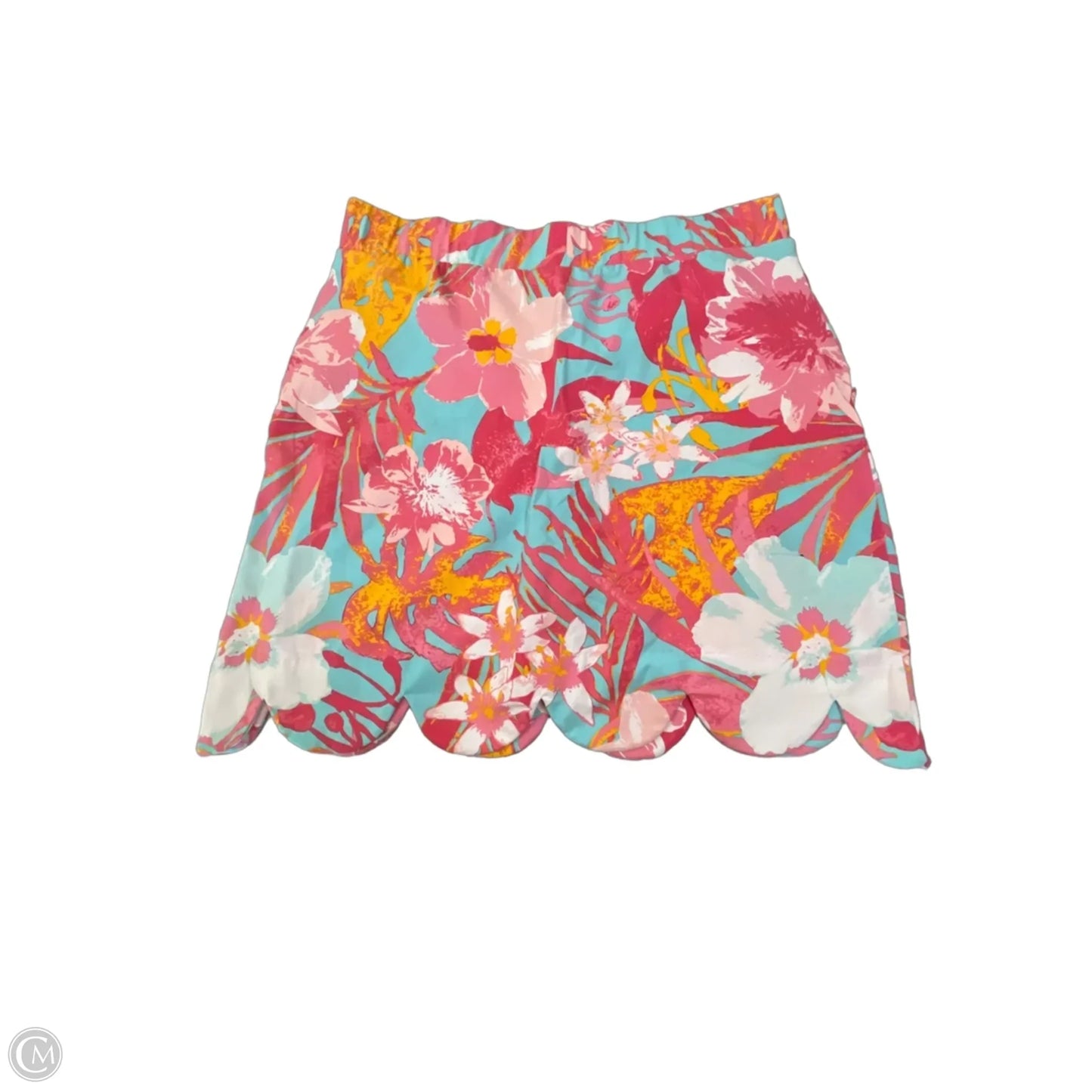 Athletic Skort By Clothes Mentor In Floral Print, Size: M