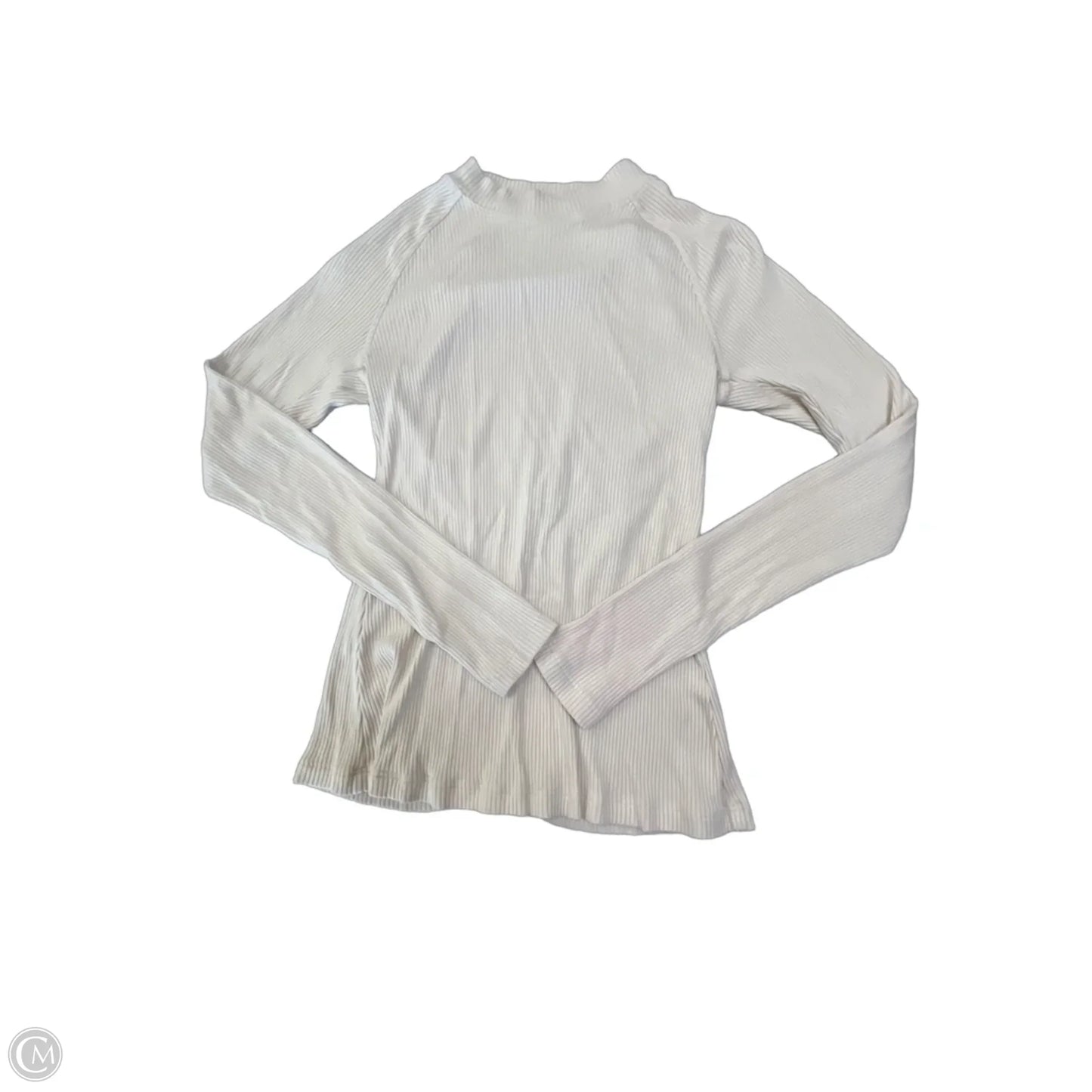 Top Long Sleeve By Beyond Yoga In Cream, Size: M