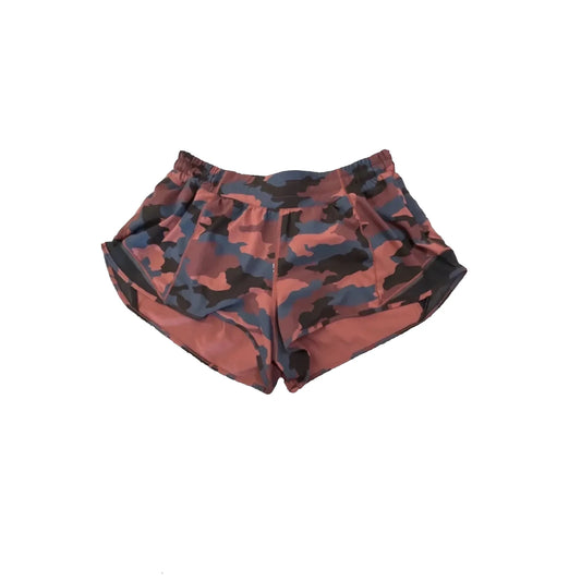 Athletic Shorts By Lululemon In Camouflage Print, Size: M