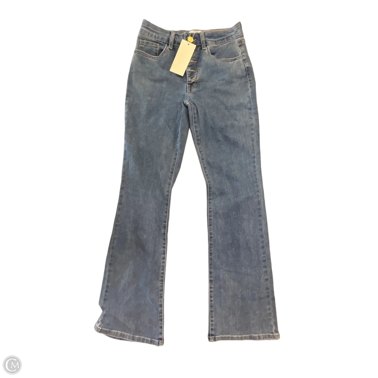 Jeans Boot Cut By Cmb In Blue Denim, Size: 4