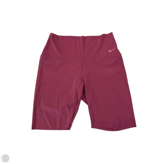 Athletic Shorts By Nike Apparel In Pink, Size: M