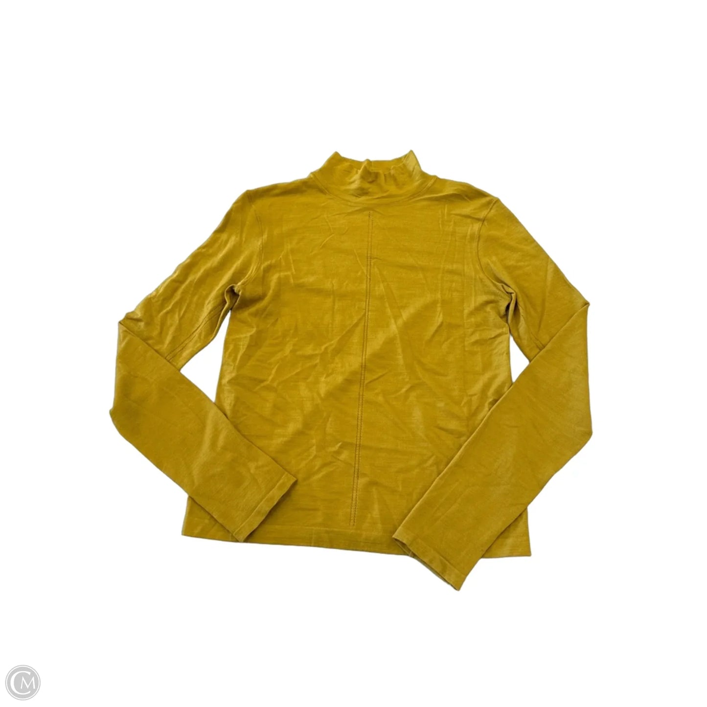 Top Long Sleeve By Athleta In Chartreuse, Size: M
